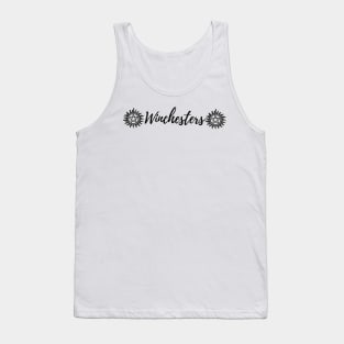 winchesters anti-possesion tattoo supernatural Tank Top